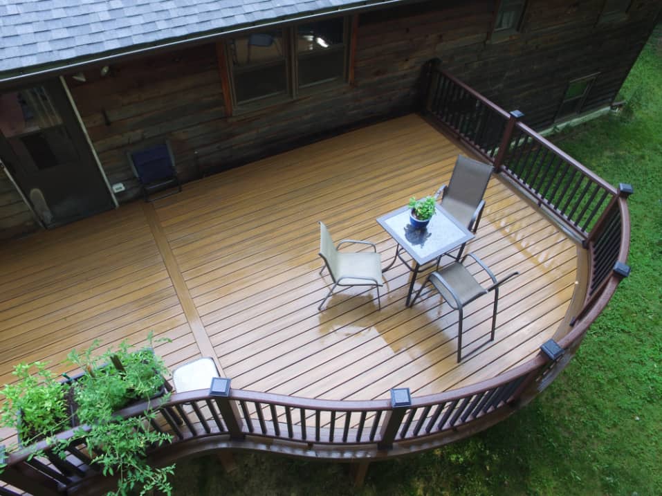 Trex Transcend Curved Deck in Newark Valley, NY Thumbnail