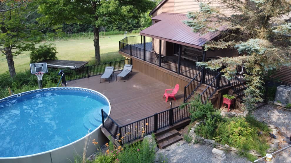 Trex Transcend Pool Deck in Richford, NY Thumbnail